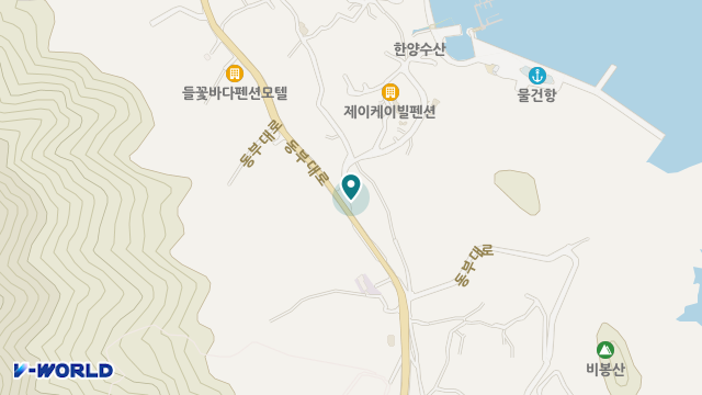 남해온기재가복지센터 위치 지도