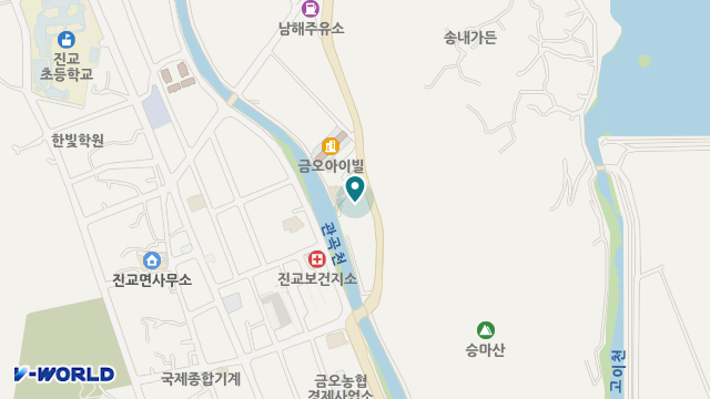 진교재가복지센터 위치 지도