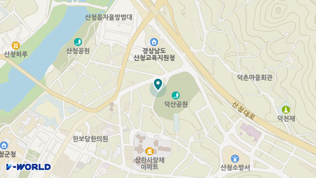 가가호호산청재가복지센터 위치 지도