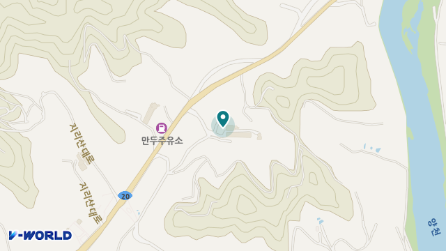 산청더편한주간어르신학교 위치 지도