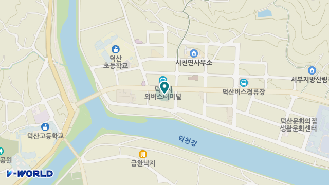 산청복지센터 위치 지도