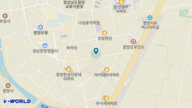 함양재활주간보호센터 위치 지도