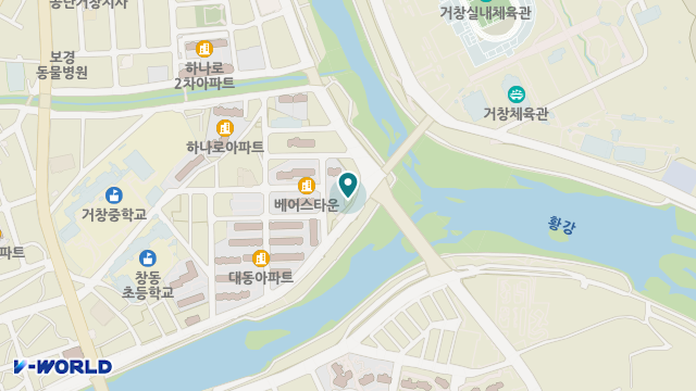 거창드림노인복지센터 위치 지도