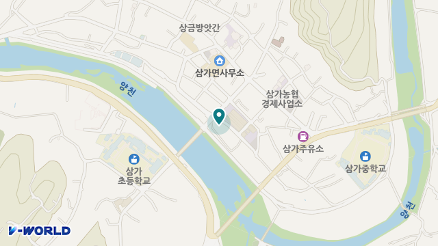 삼가노인복지센터 위치 지도