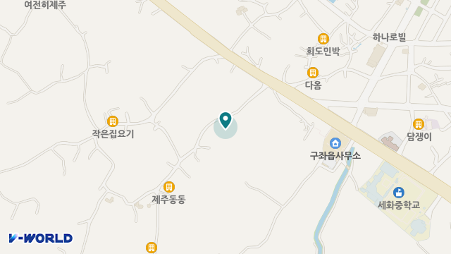 동제주노인복지센터 위치 지도