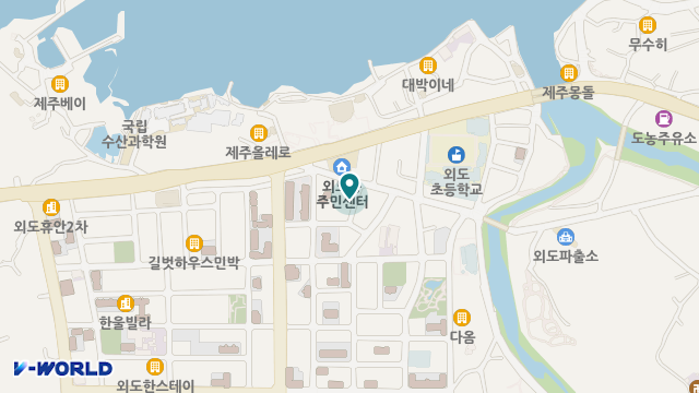 외도노인복지센터 위치 지도
