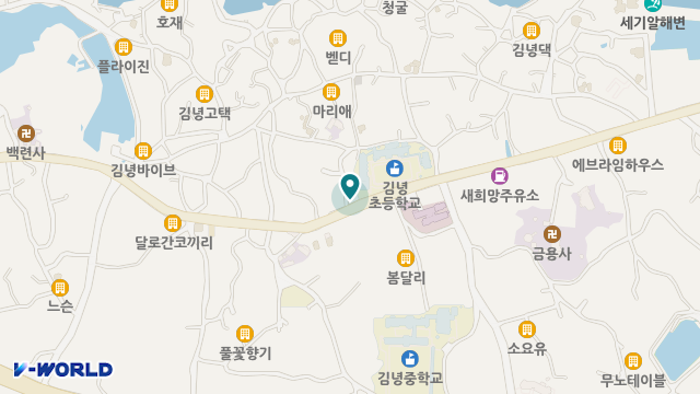 청춘노인복지센터 위치 지도