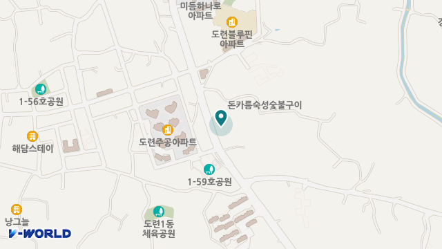 한결같은 노인주간보호센터 위치 지도