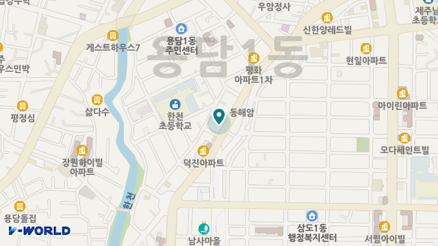 The 봄 주간보호센터 위치 지도
