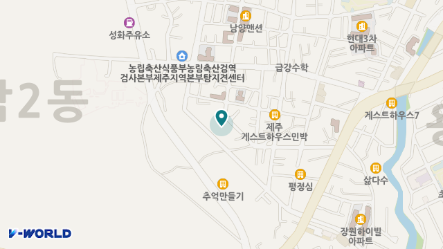 한라재가복지센터 위치 지도