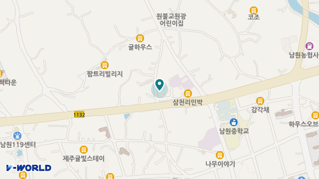서귀포공립요양원 주간보호센터 위치 지도
