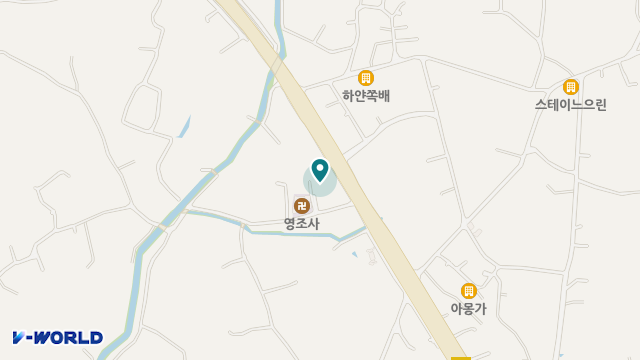 강평재가노인복지센터 위치 지도
