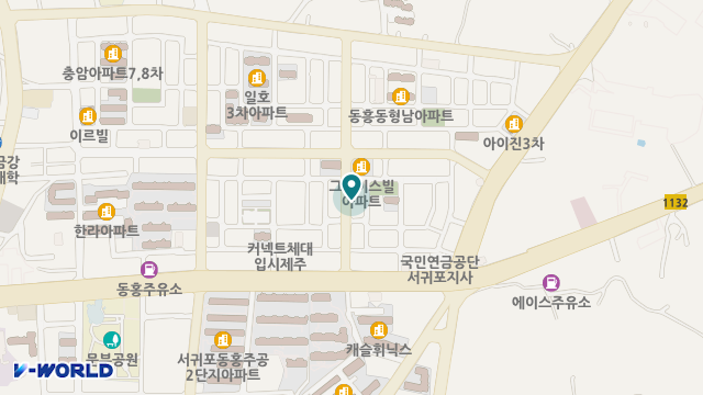 서귀포재가복지센터 위치 지도