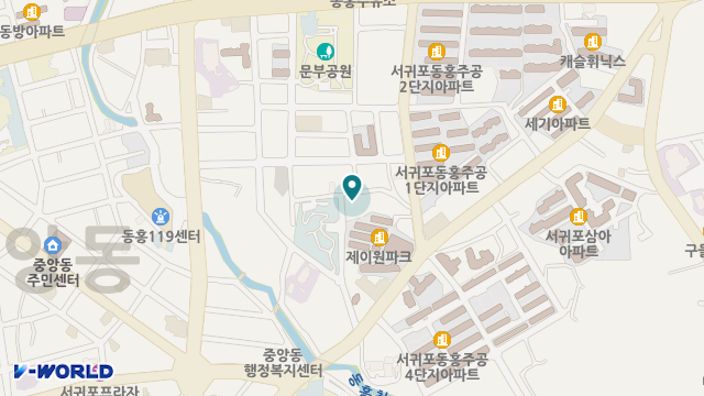 효원서귀포주간보호센터 위치 지도