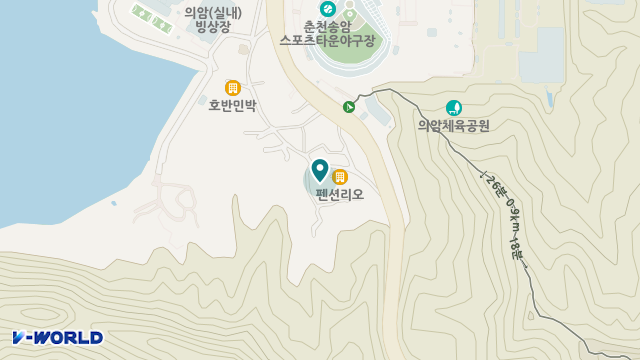 아리아케어주야간보호춘천송암센터 위치 지도