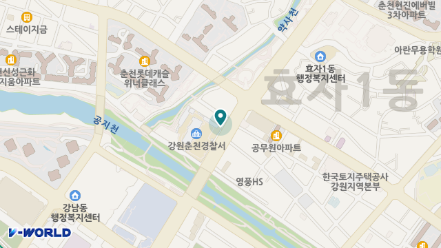 효사랑노인복지센터 위치 지도