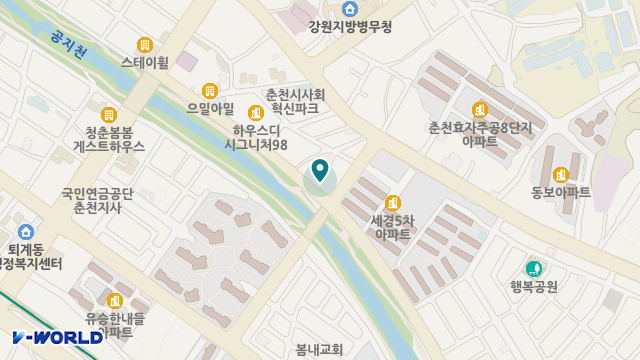 다온노인복지센터 위치 지도