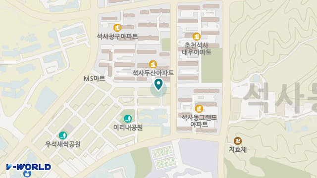 춘천행복재가복지센터 위치 지도
