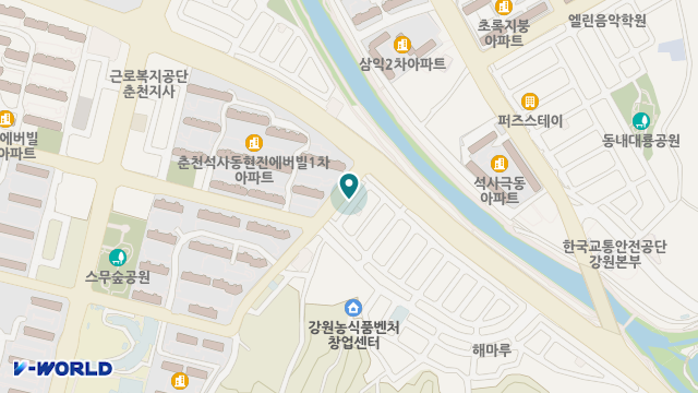 봄날노인복지센터 위치 지도