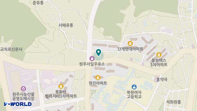딩동재가노인복지센터 위치 지도