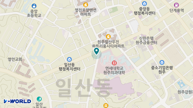 원주돌봄센터 위치 지도