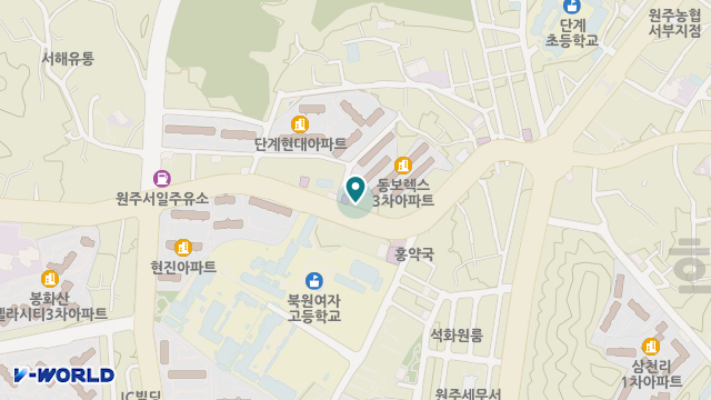 원주365주간보호센터 위치 지도