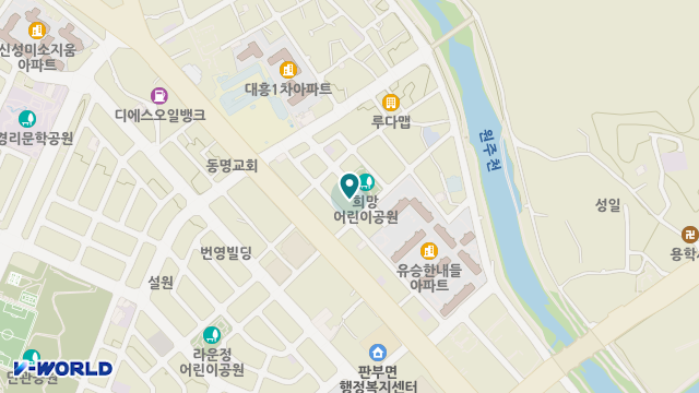 원주큰사랑재가복지센터 위치 지도