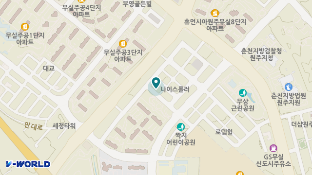 무실효사랑주간보호센터 위치 지도