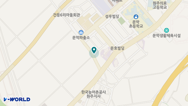 사랑샘문막재가센터 위치 지도