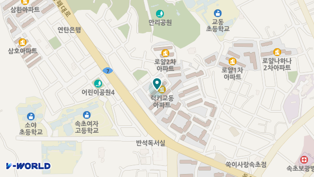 다사랑노인복지센터 위치 지도