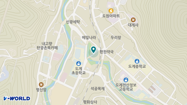 행복재가센터 위치 지도