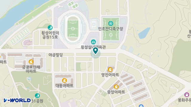 횡성한마음복지요양센터 위치 지도