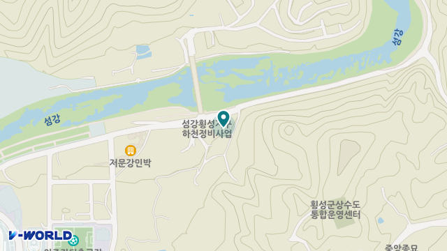횡성효주간보호센터 위치 지도