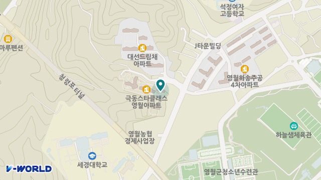 영월복지용구 위치 지도