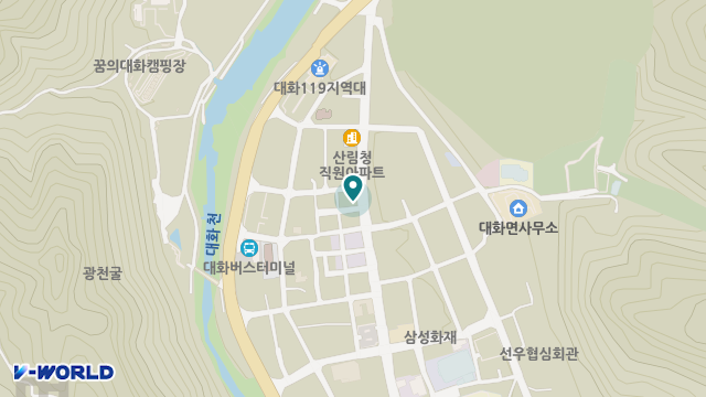 더오름복지센터 위치 지도