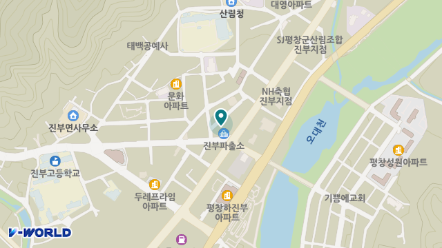 오대천 재가복지센터 위치 지도