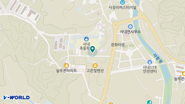 화천군 치매전담형 종합노인요양시설 주간보호센터 위치 지도