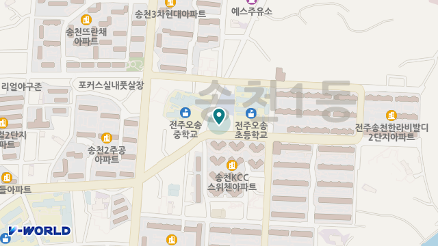 송천실버케어재가센터 위치 지도