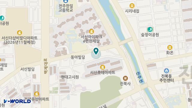 전주효사랑 노인복지센터 위치 지도