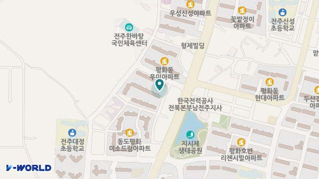 지니노인복지센터 위치 지도
