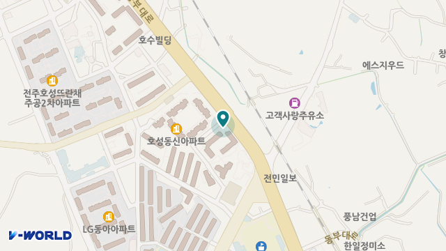 전북동행의료기 위치 지도