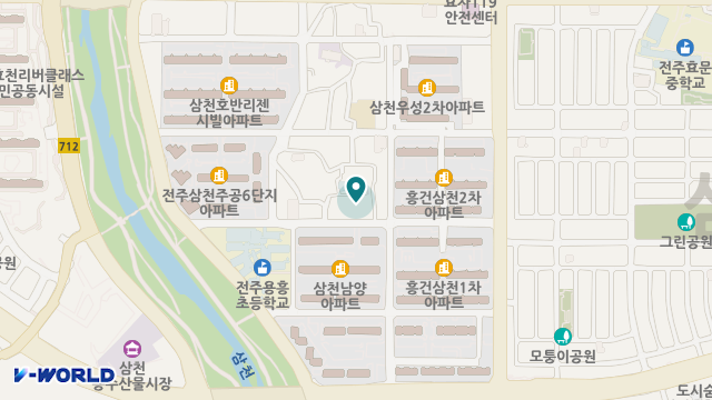 온누리재가복지센터 위치 지도