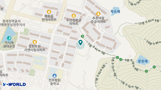 한결주간보호센터 위치 지도