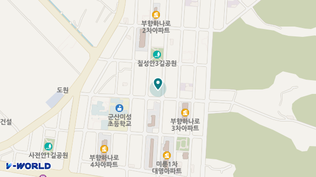 군산봄날재가노인복지센터 위치 지도