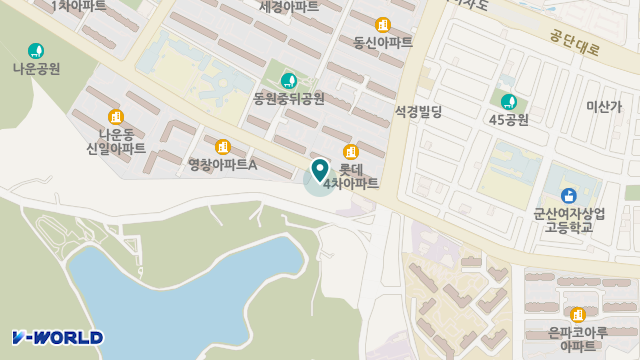 군산사랑재가노인복지센터 위치 지도