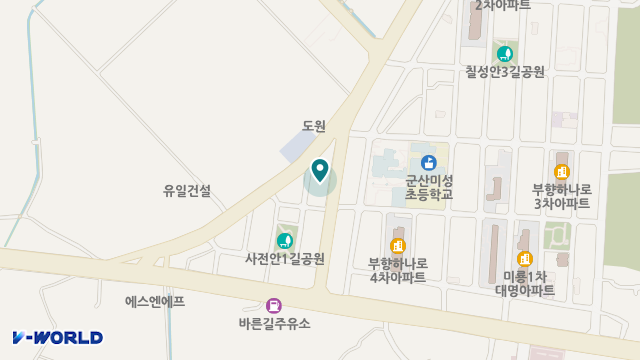 한울재가노인복지센터 위치 지도