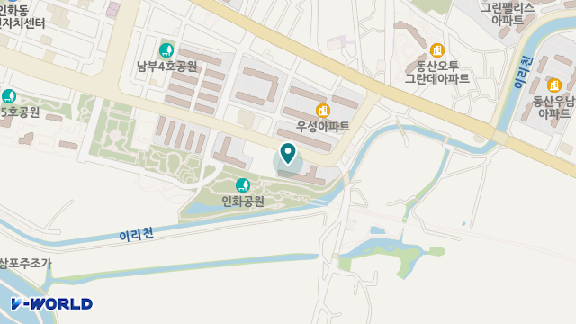 동산 헬스케어 위치 지도