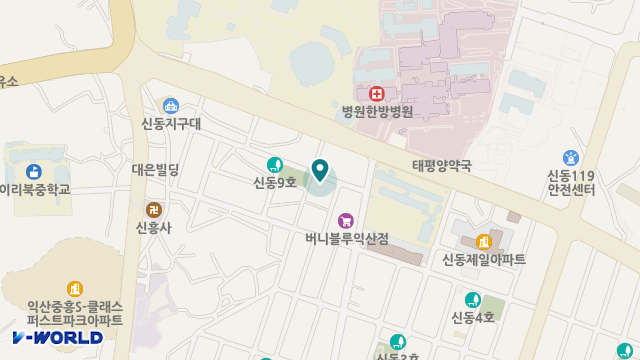 다이로운노인복지센터 위치 지도