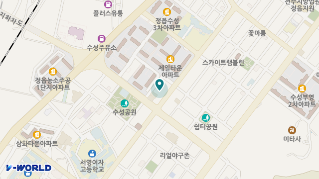 샘골재가복지센터 위치 지도