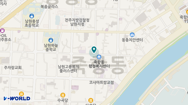 행복의료기 위치 지도